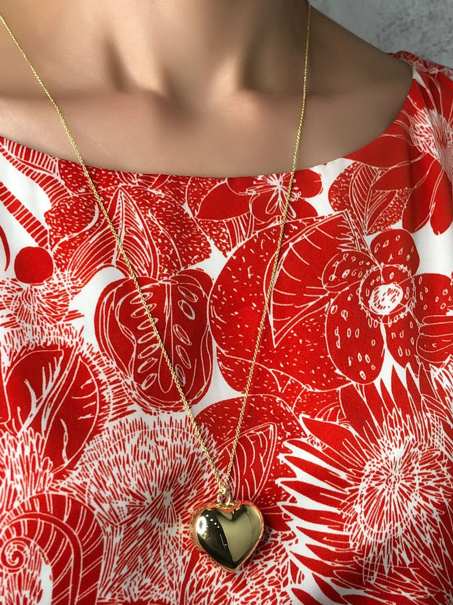 Collana Amen ciondolo cuore bombato grande | Paladini – Gioielli Paladini