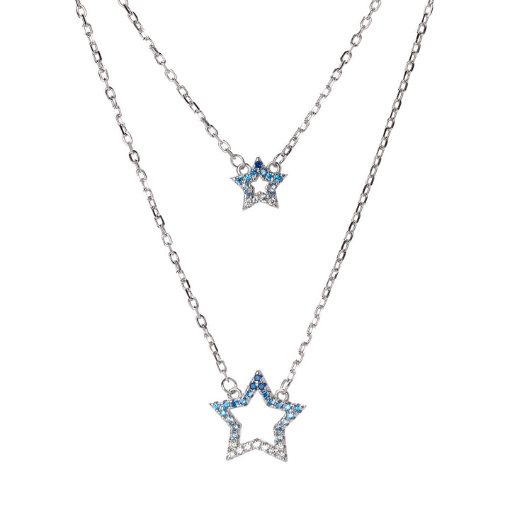 Collana doppio filo con stelle