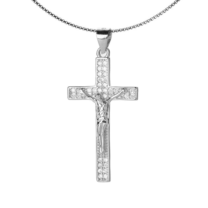 Collana croce con cristo