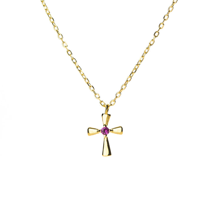 Collana mini croce