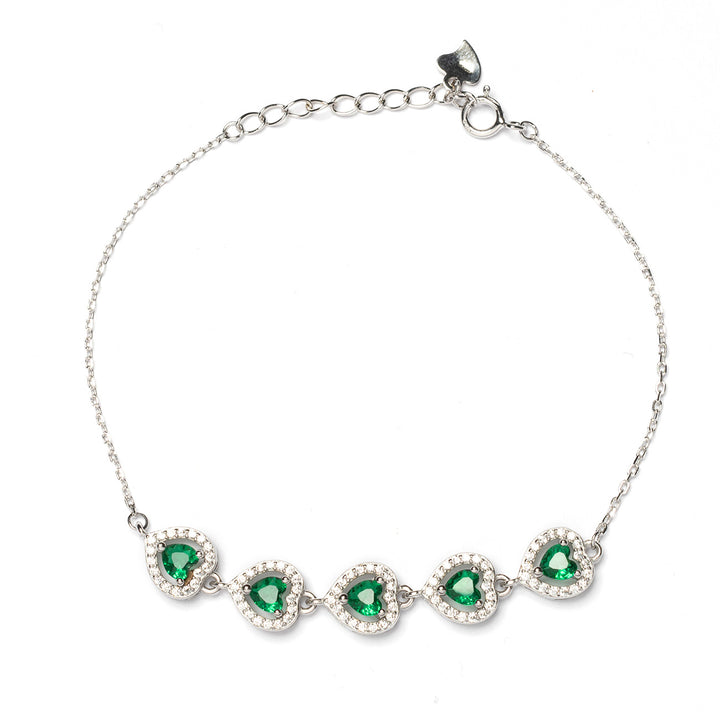 Bracciale con cuori luminosi