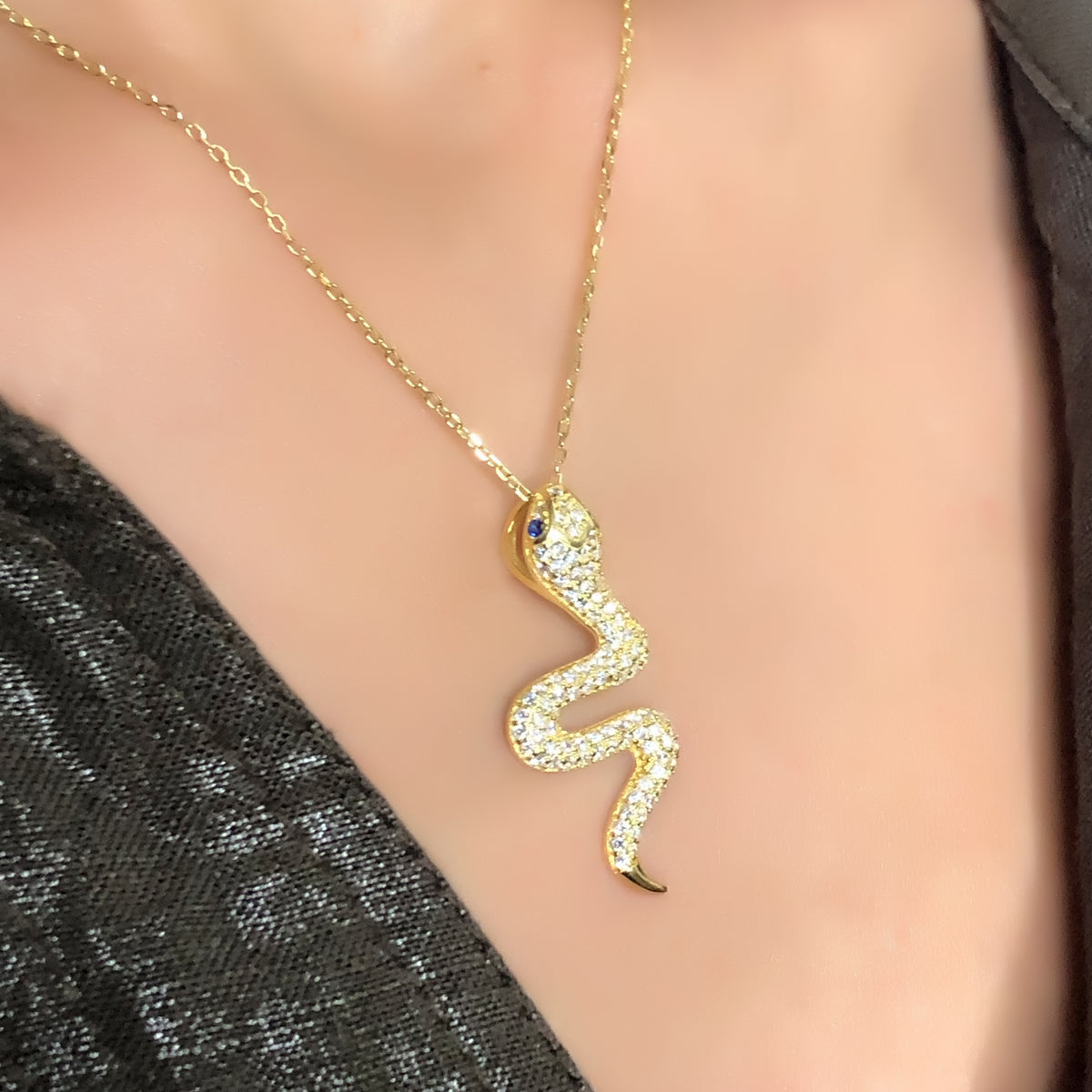 ENSIANTH Collana Serpente Flessibile In Acciaio Inox – 90cm Modellabile, Multiuso, Ipoallergenica