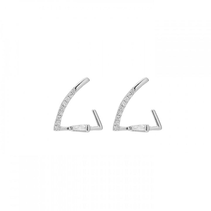 Orecchini triangolo con pietre