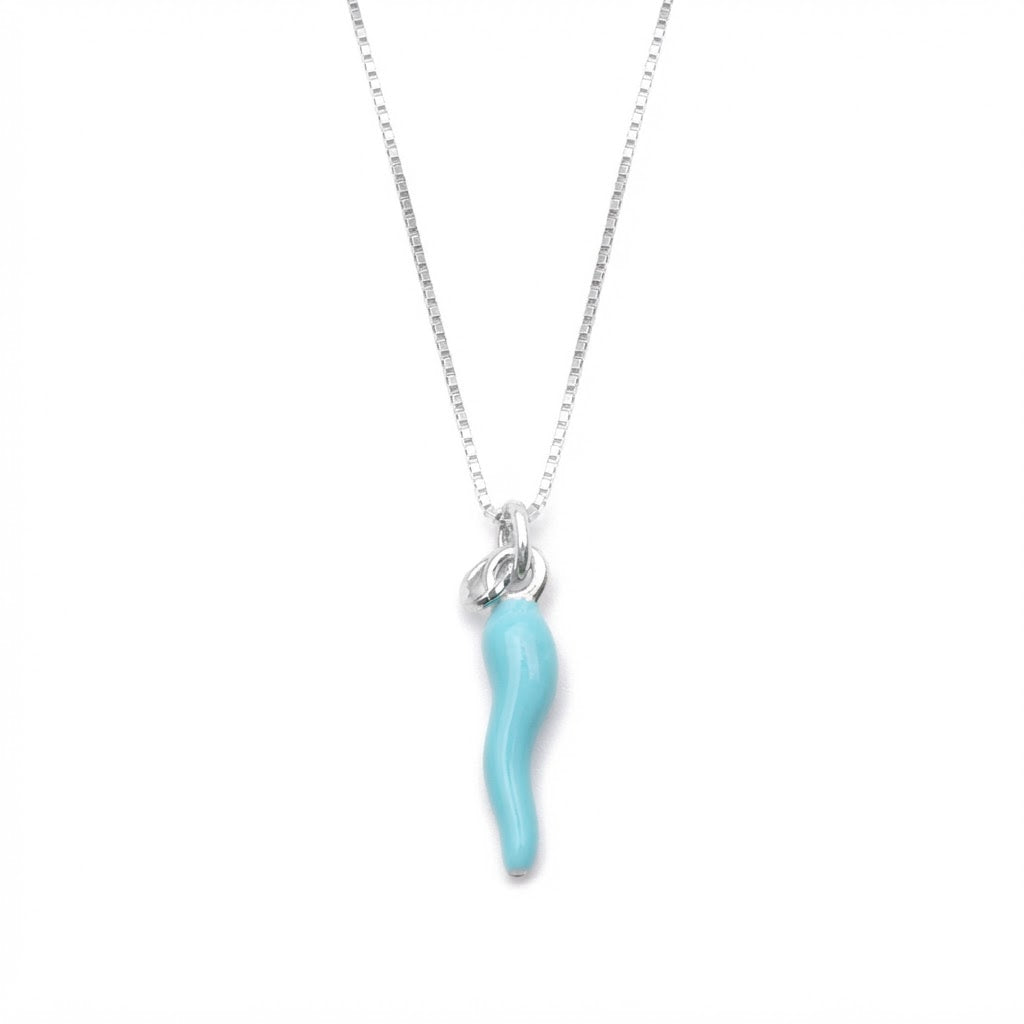 Collana corno portafortuna
