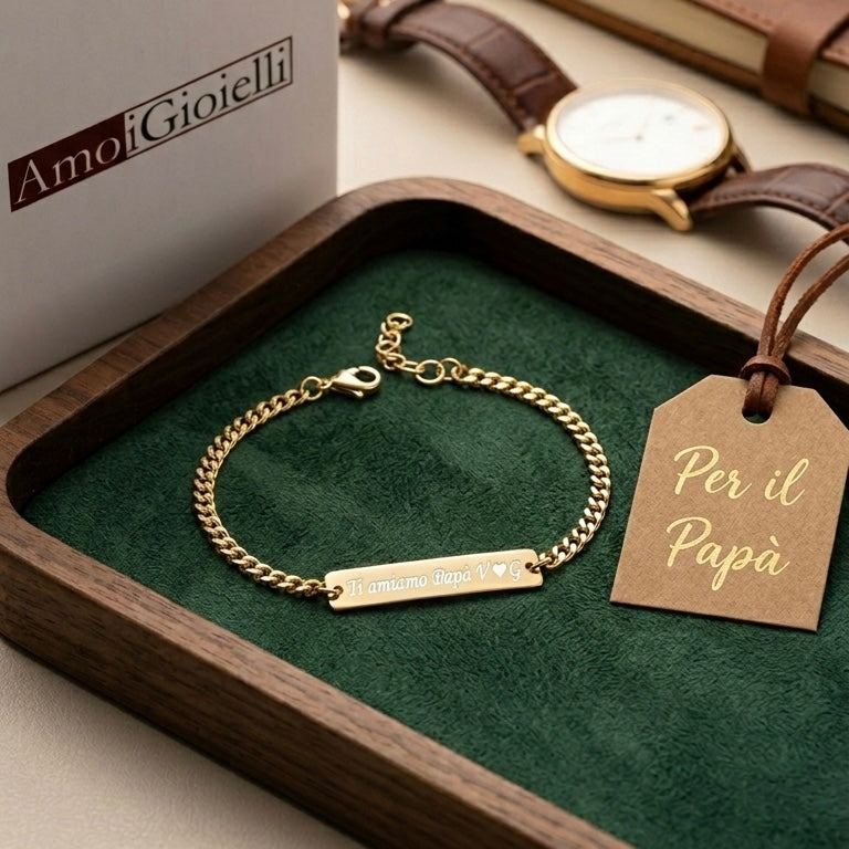 Bracciale con incisione