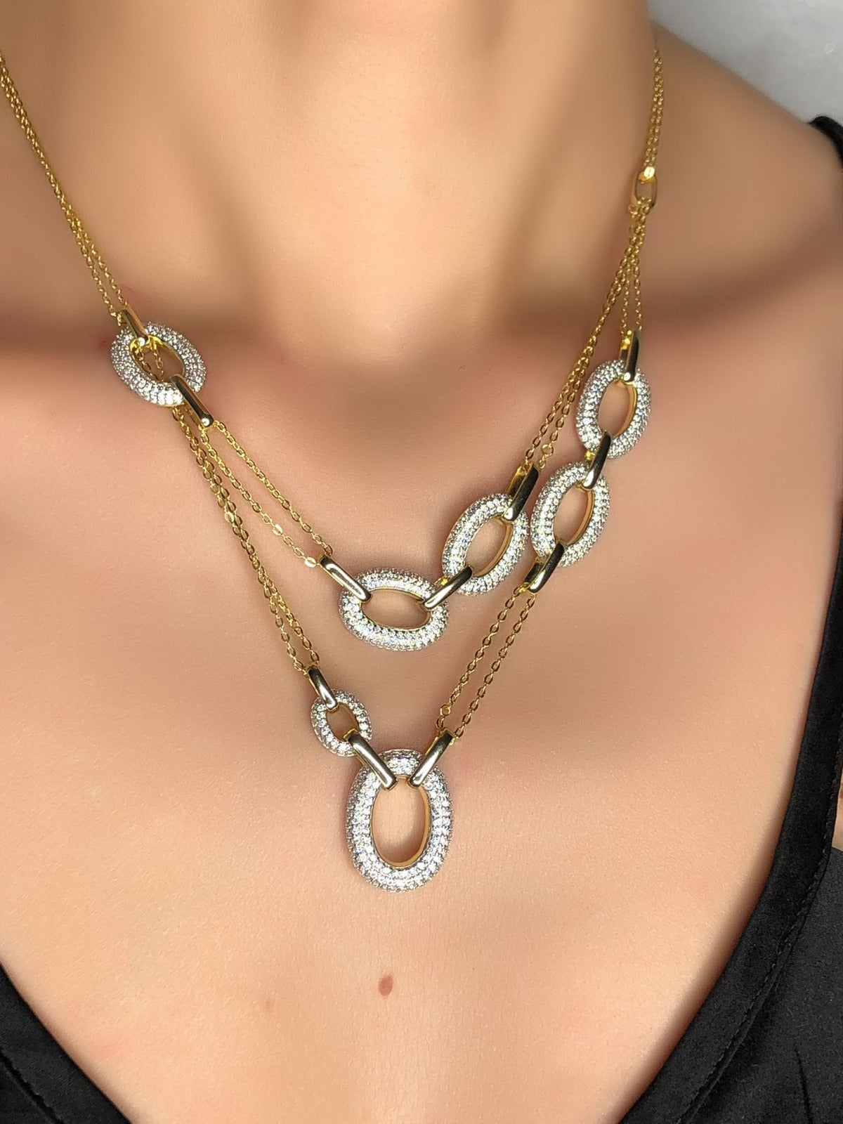 Collana donna due fili