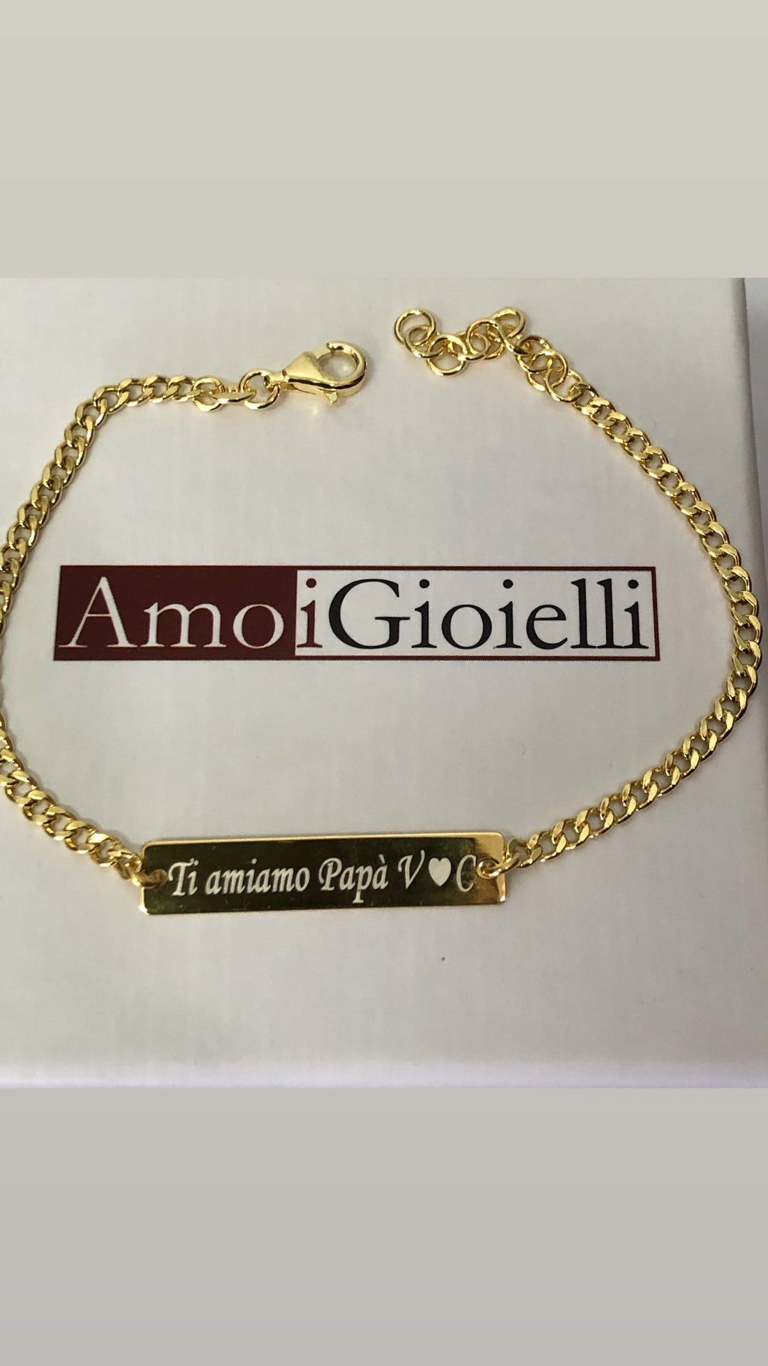 Bracciale con incisione