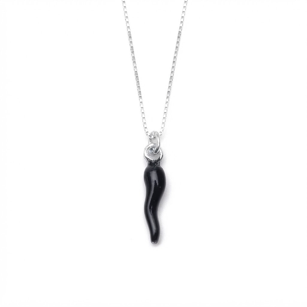 Collana corno portafortuna