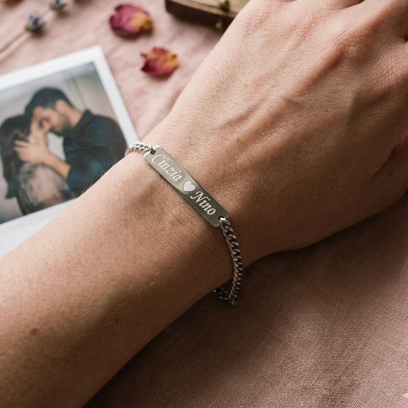 Bracciale con incisione