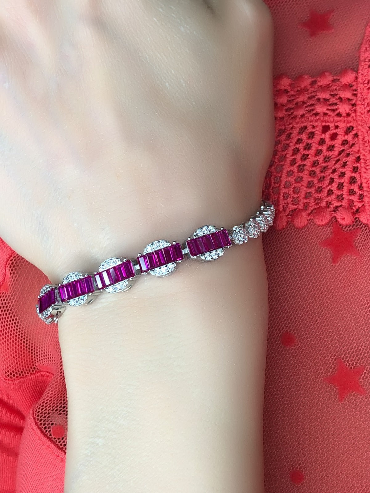 Bracciale magic con baguette