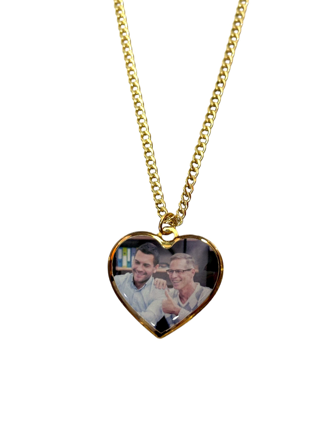 Collana foto personalizzata forma cuore