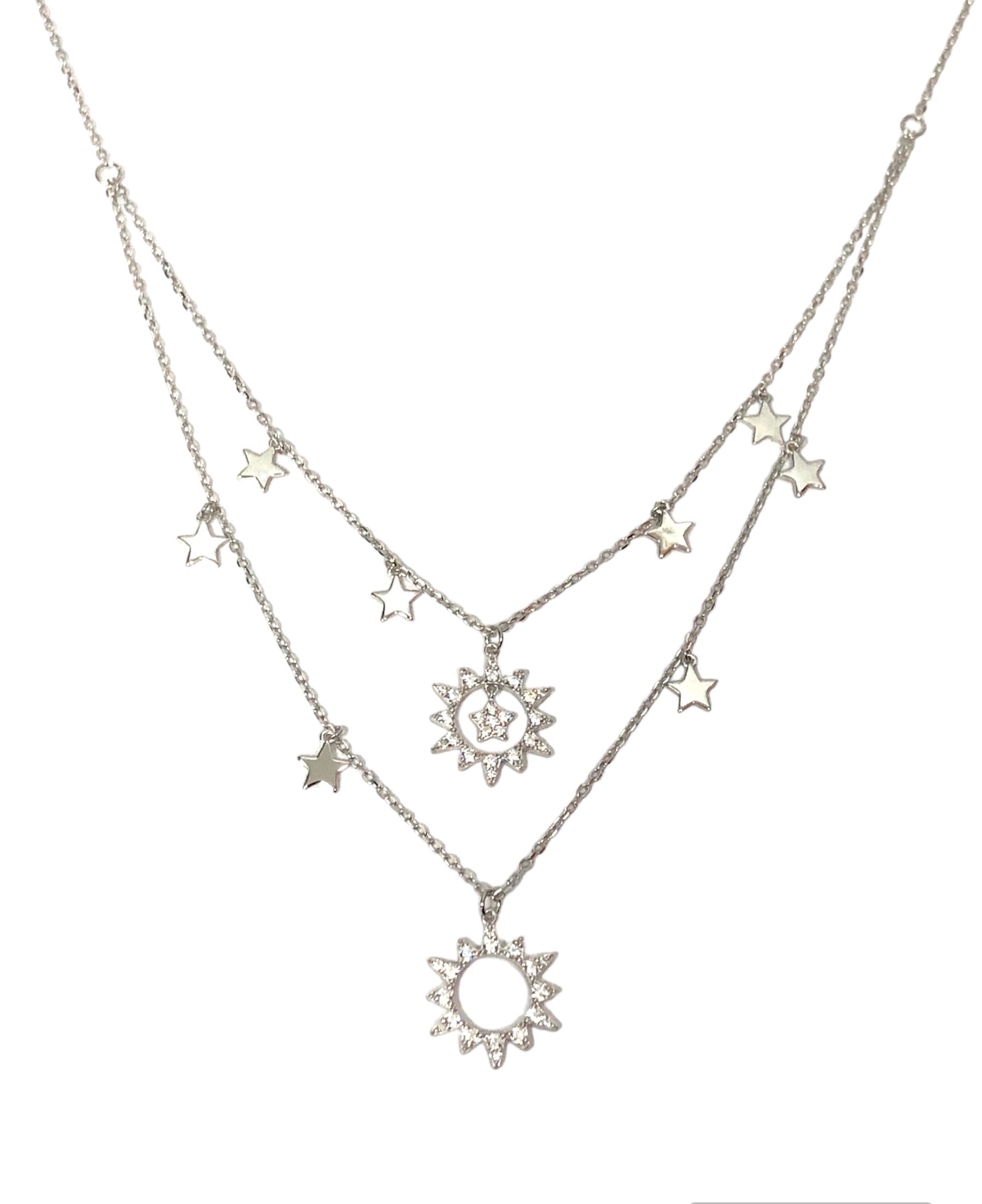 Collana due fili sole