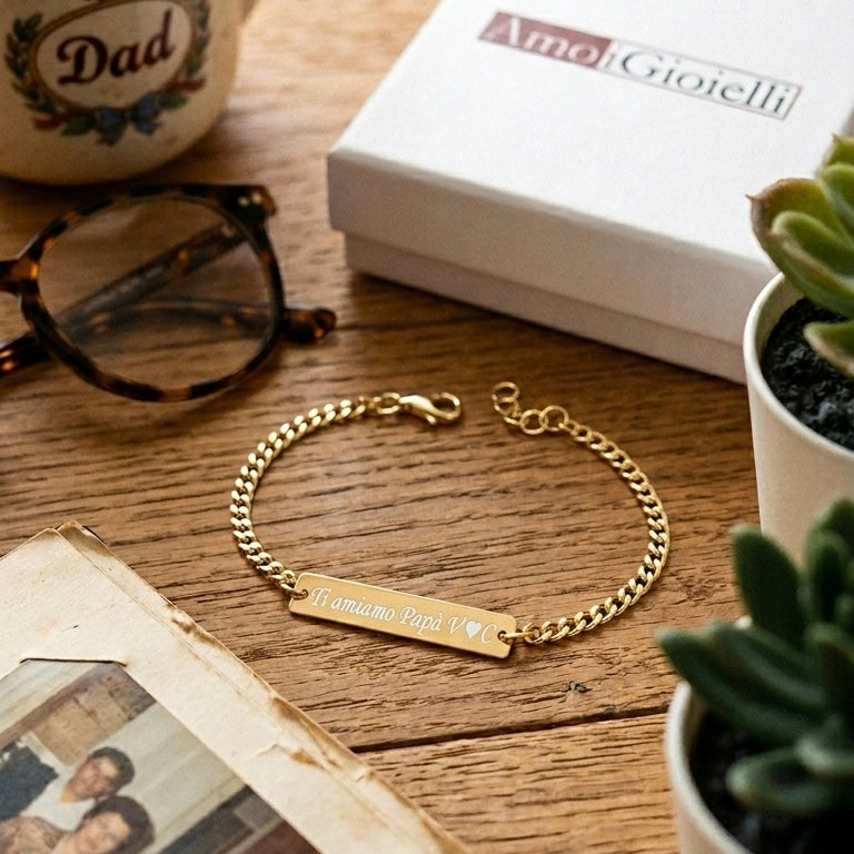 Bracciale con incisione