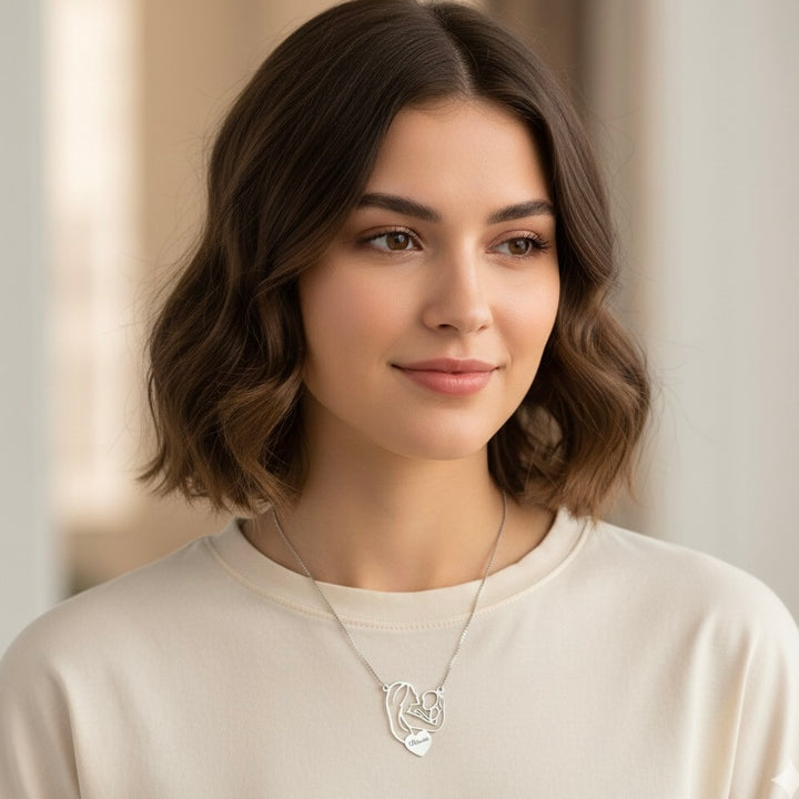 Collana mamma e figlio