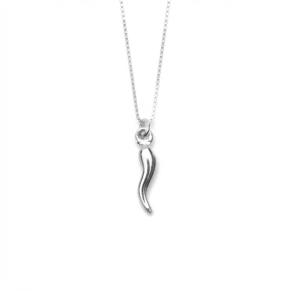 Collana corno portafortuna