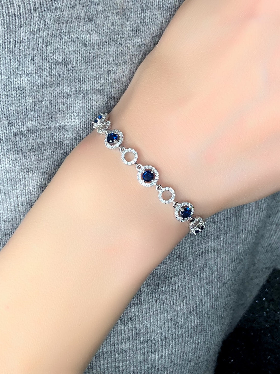 Bracciale donna con cerchi