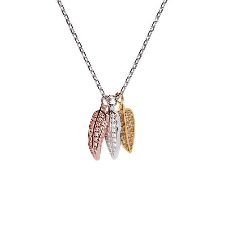 Collana tre foglie