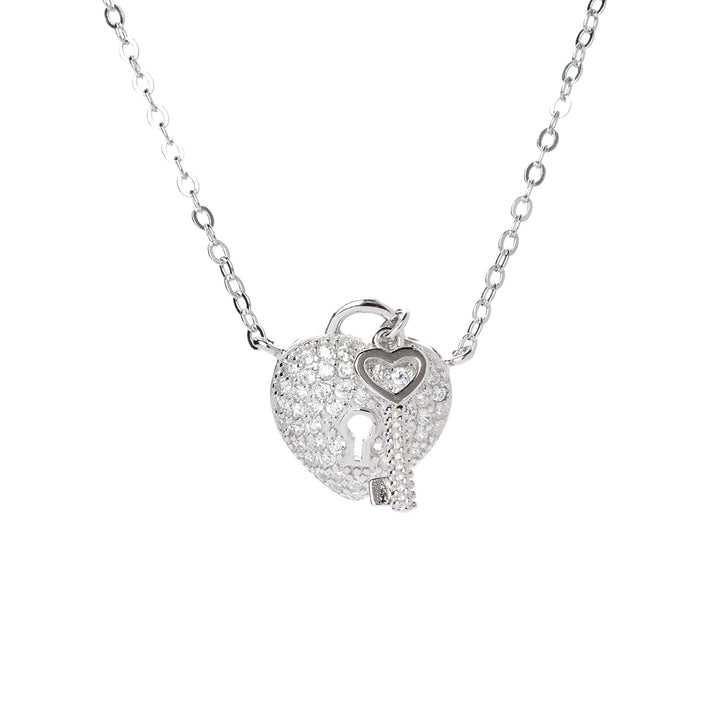 Collana lucchetto e cuore