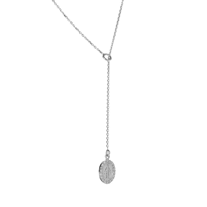 Collana saliscendi con madonnina