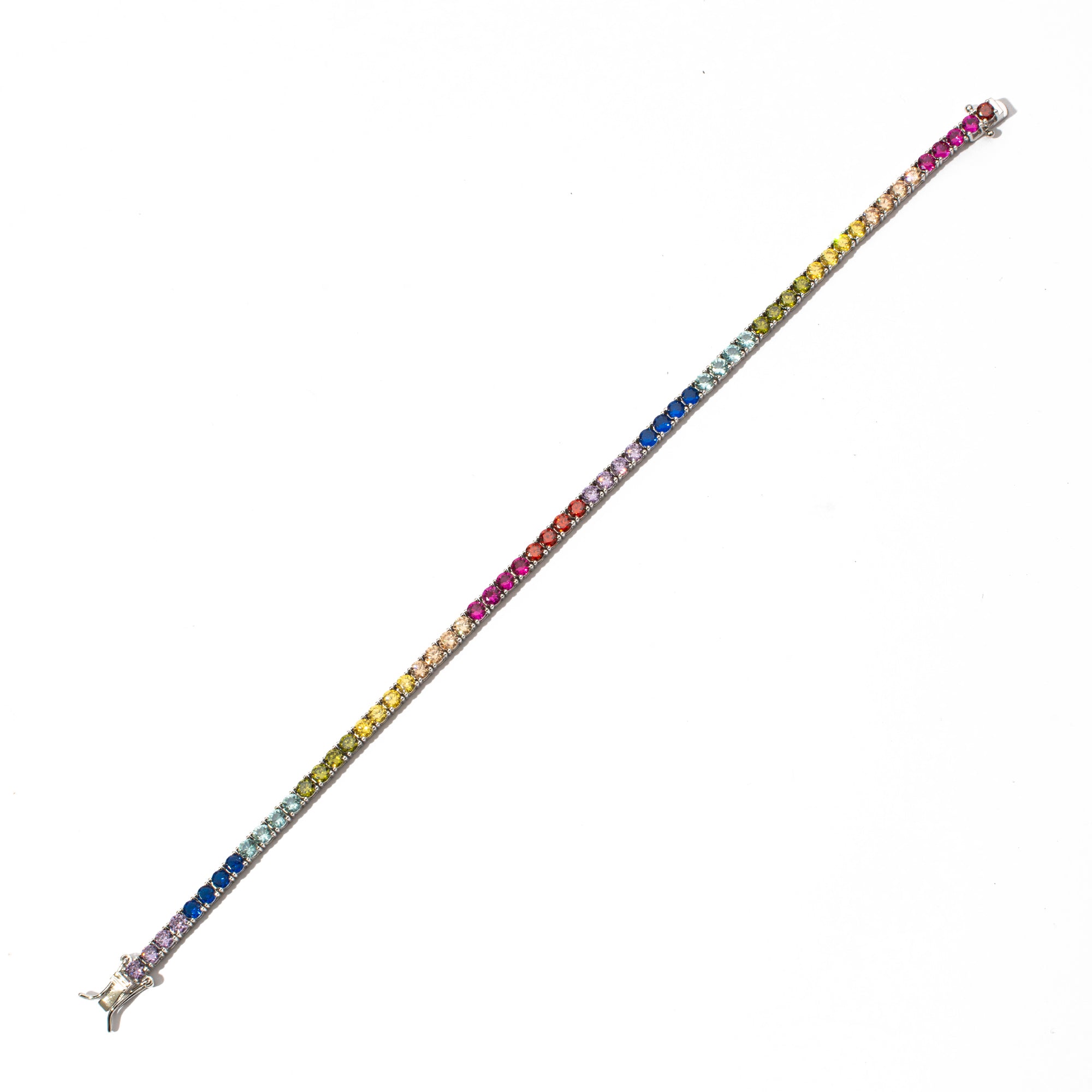 Bracciale tennis rainbow 3 mm