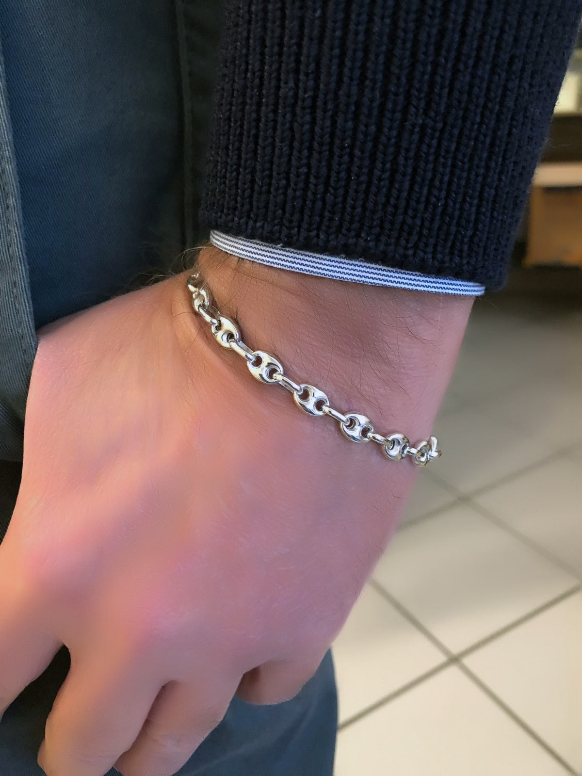 Bracciale maglia marina