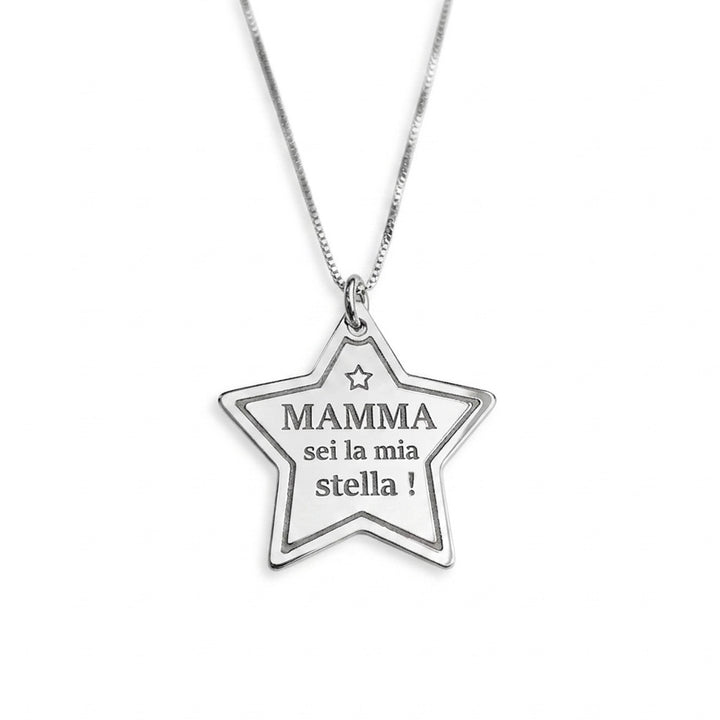 Collana mamma sei la mia stella
