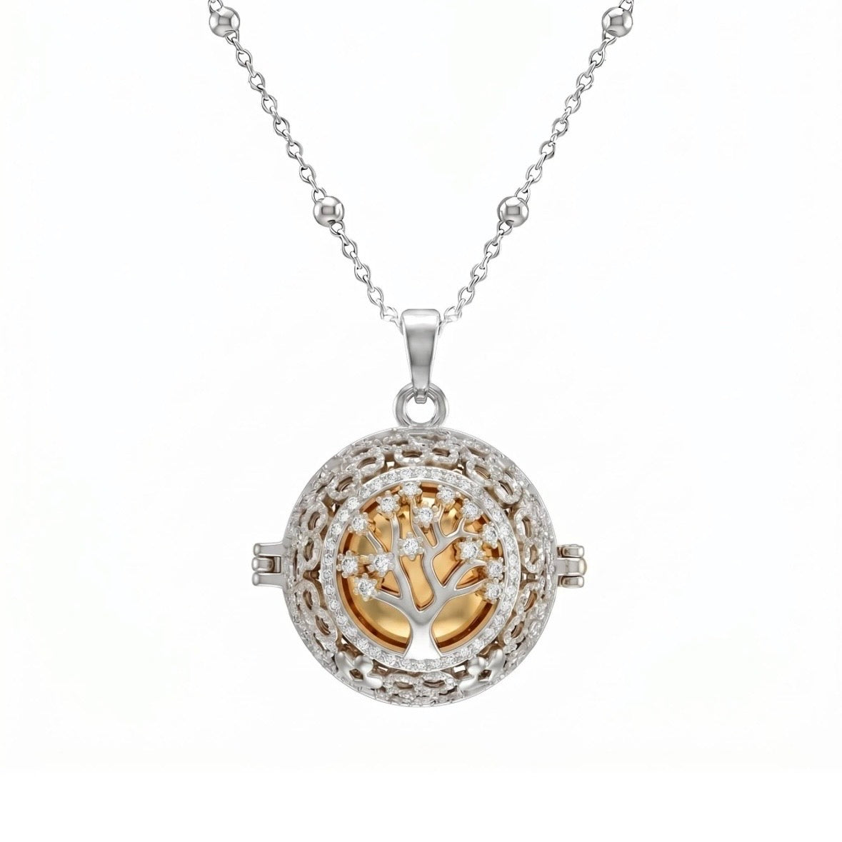 Collana Chiama Angeli con albero della vita
