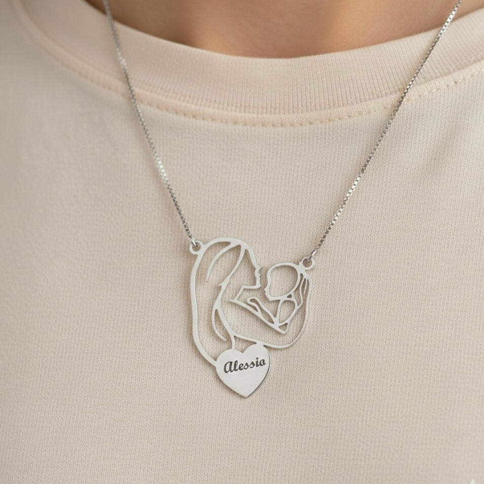 Collana mamma e figlio