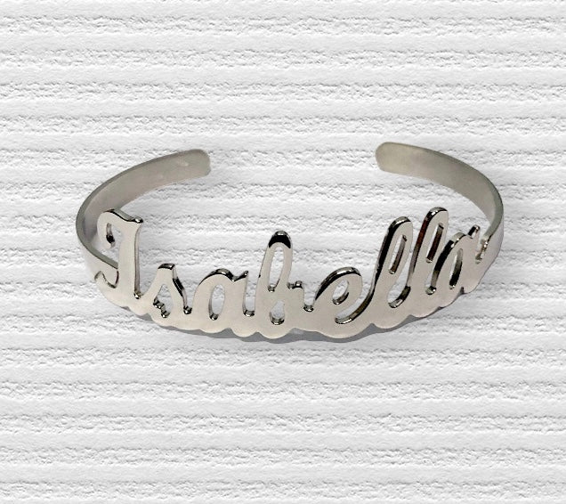 Bracciale rigido con nome