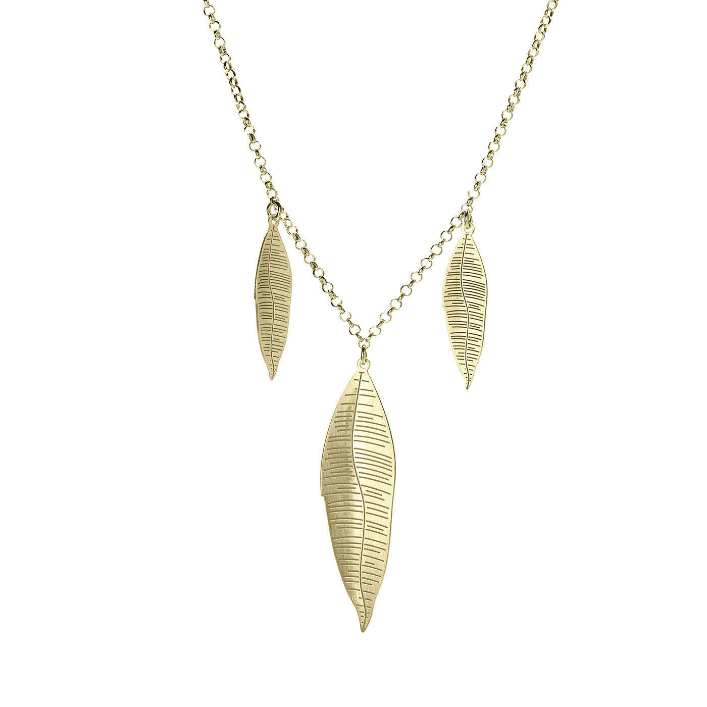 Collana tre foglie