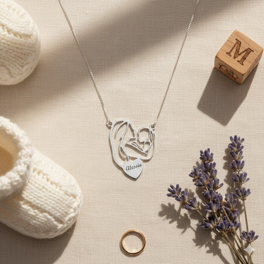 Collana mamma e figlio