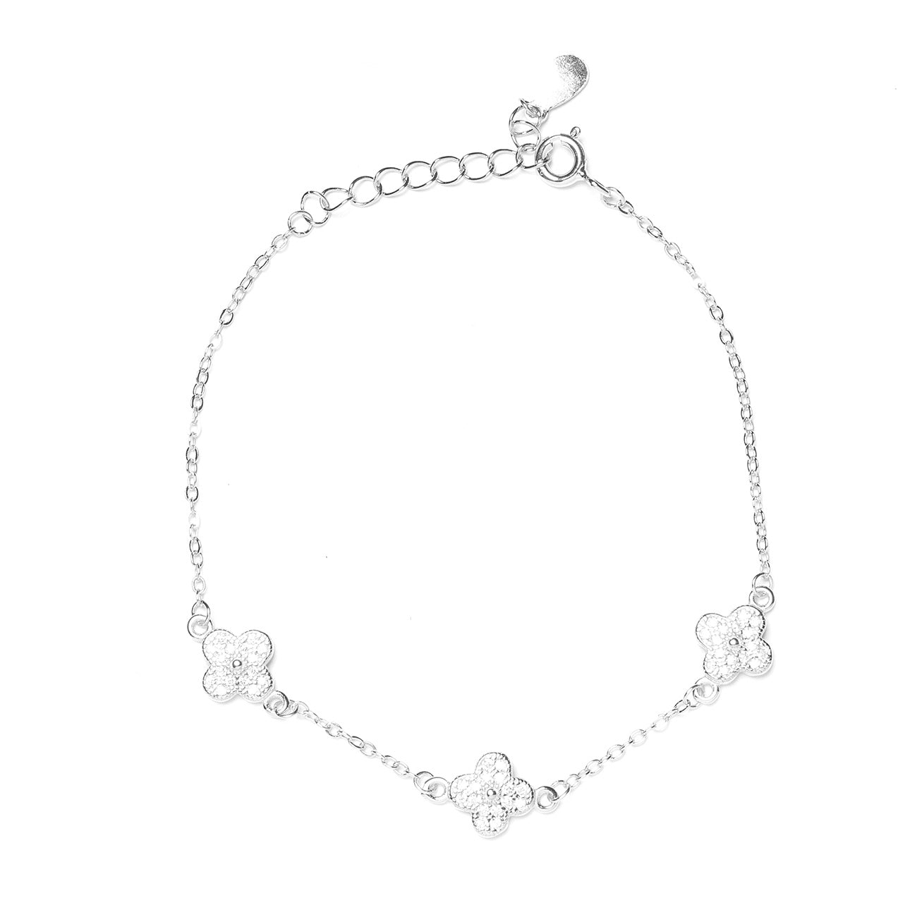 Bracciale quadrifoglio