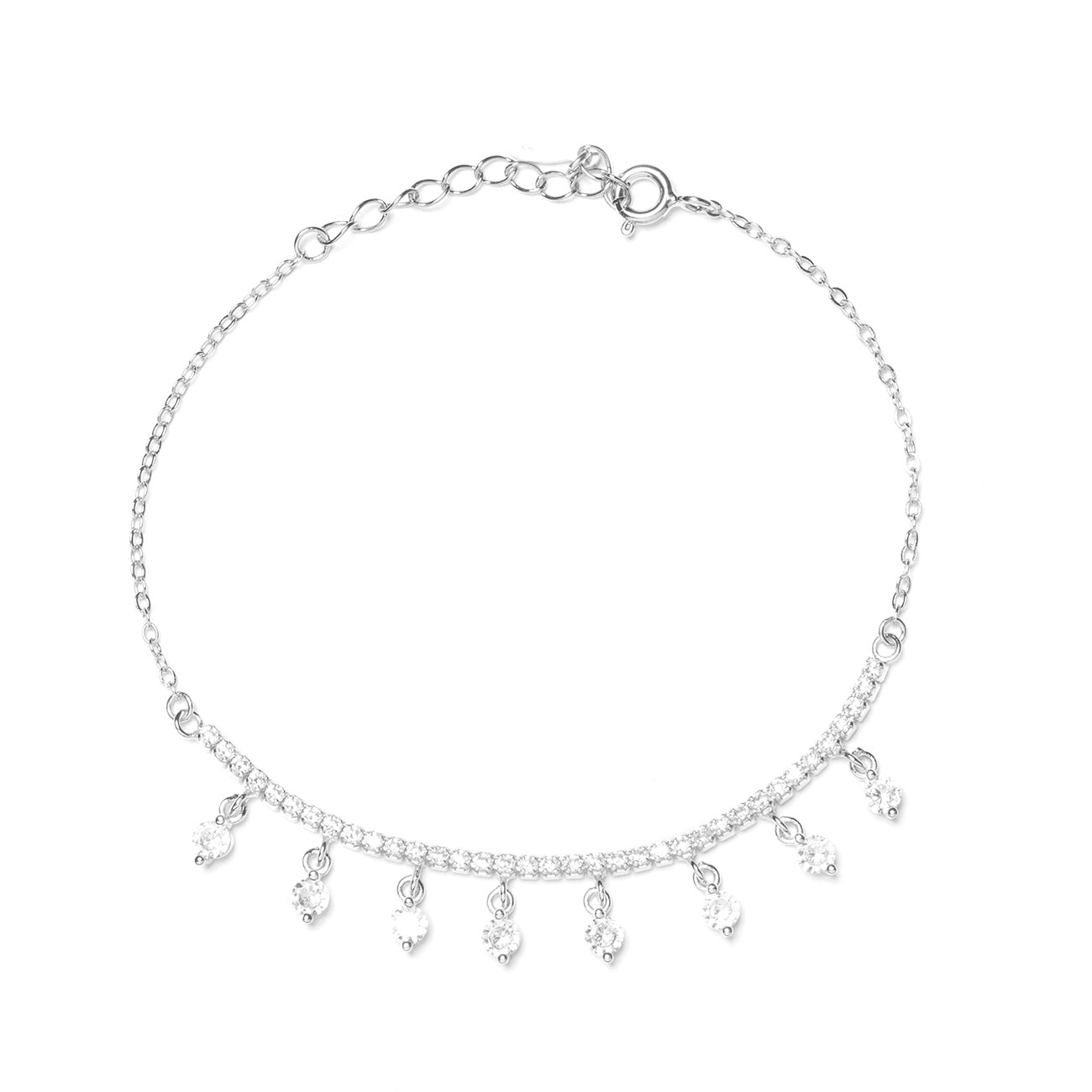 Bracciale con pendenti punto luce