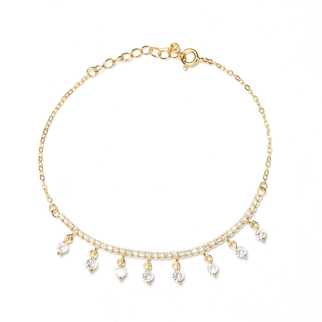 Bracciale con pendenti punto luce