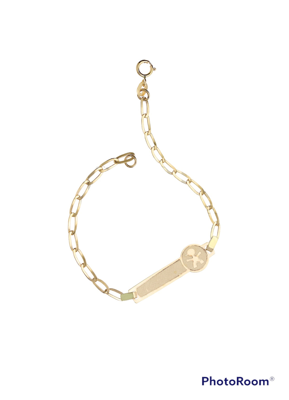 Bracciale da bambino personalizzato con nome in oro 18kt