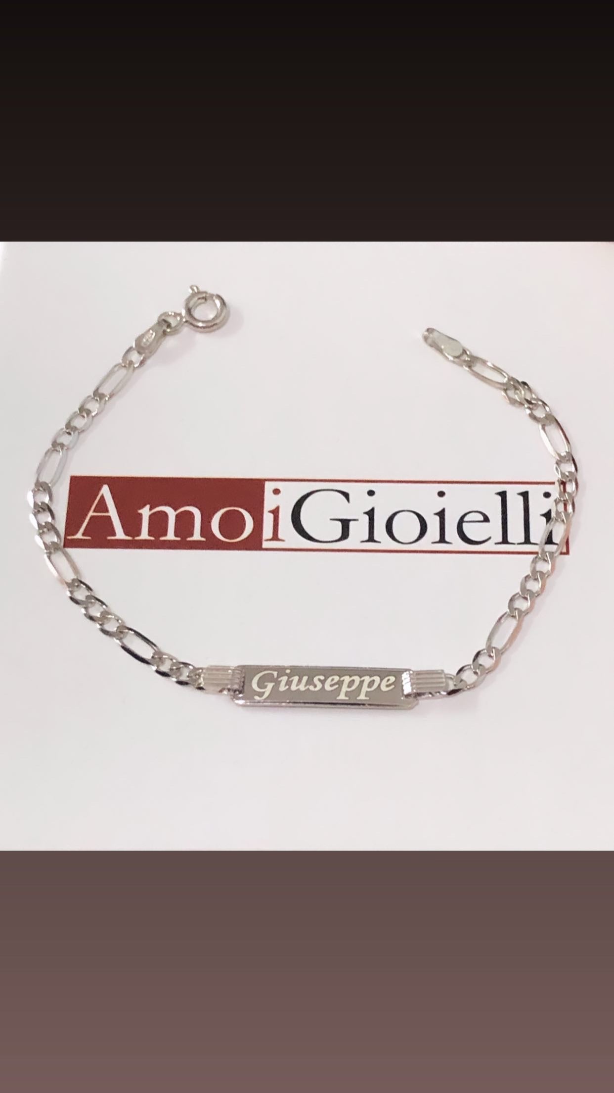 Bracciale bimbo con incisione