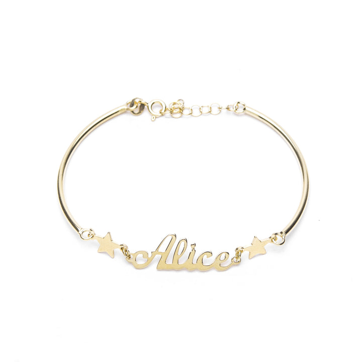 Bracciale nome e stelle