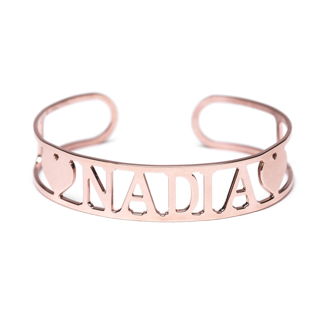 Bracciale nome & cuori