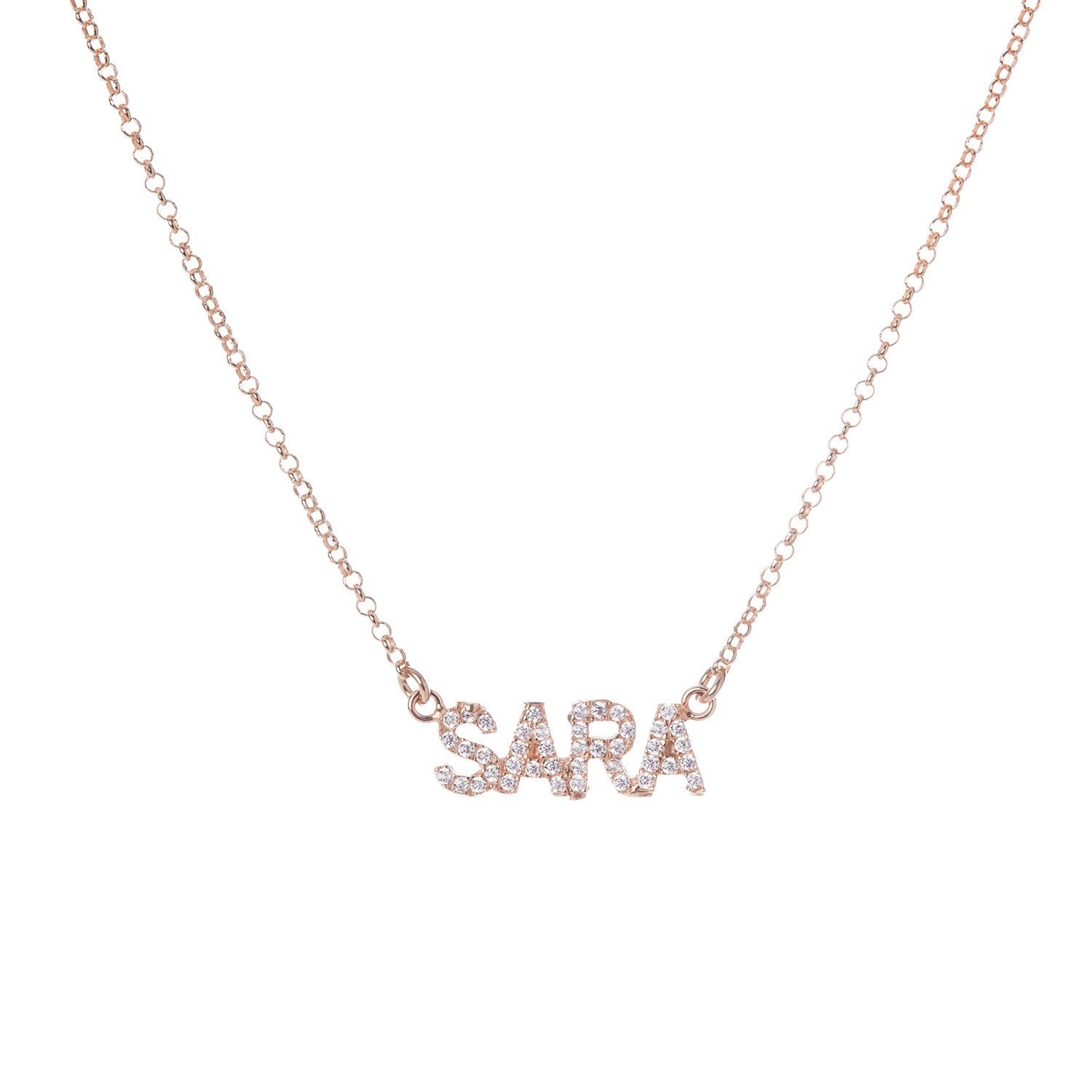 Collana nome zirconato