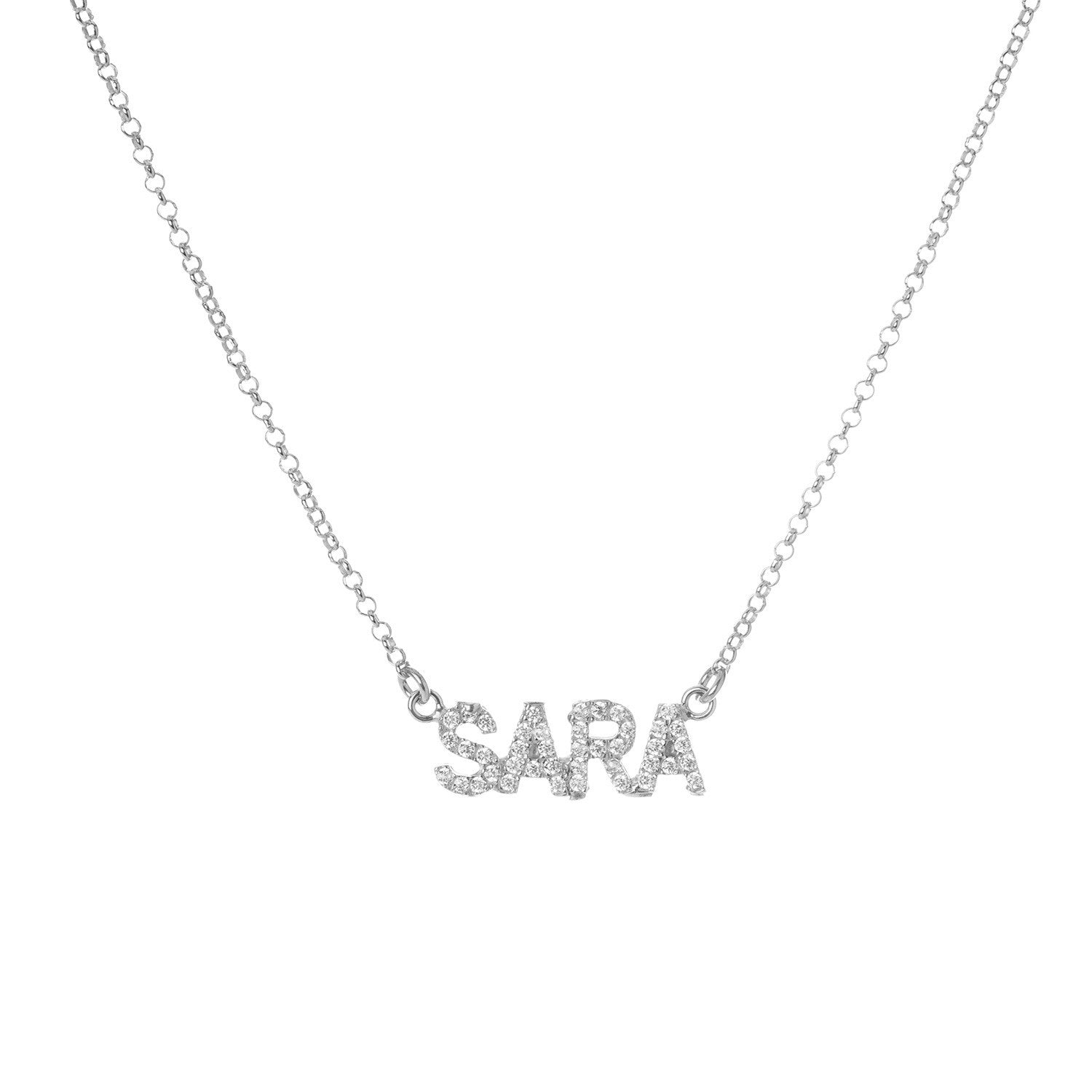 Collana nome zirconato