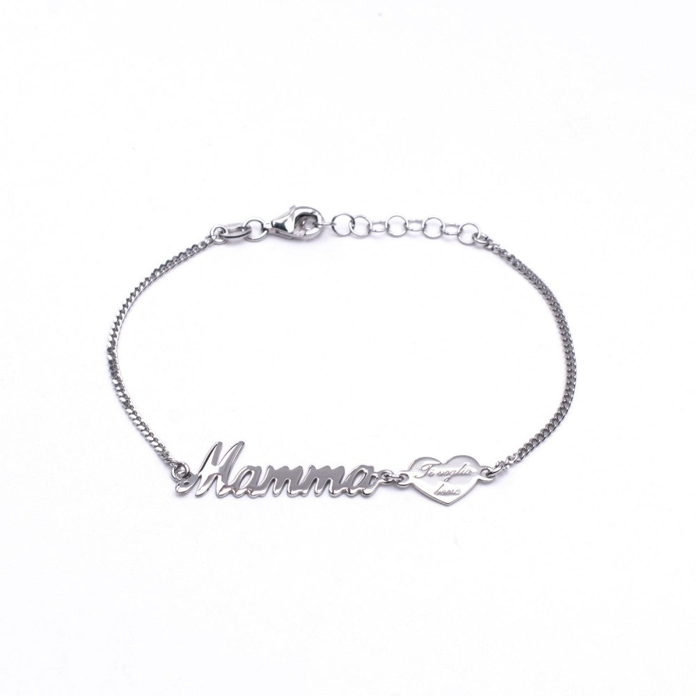 Bracciale Mamma con cuore ti voglio bene