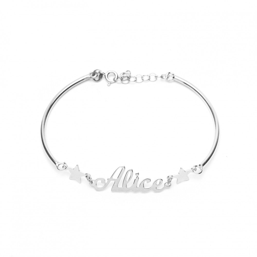 Bracciale nome e stelle