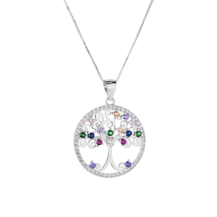 Collana albero della vita pietre colorate