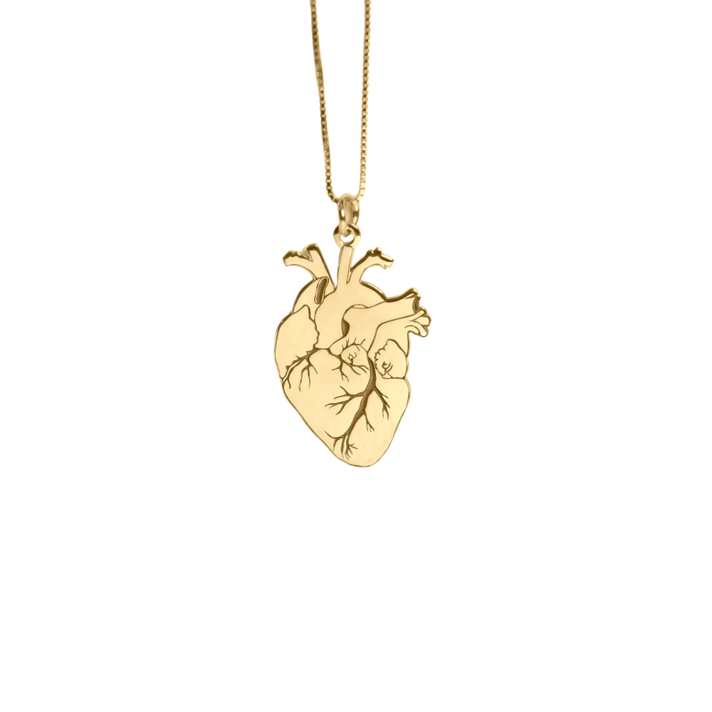 Collana cuore anatomico