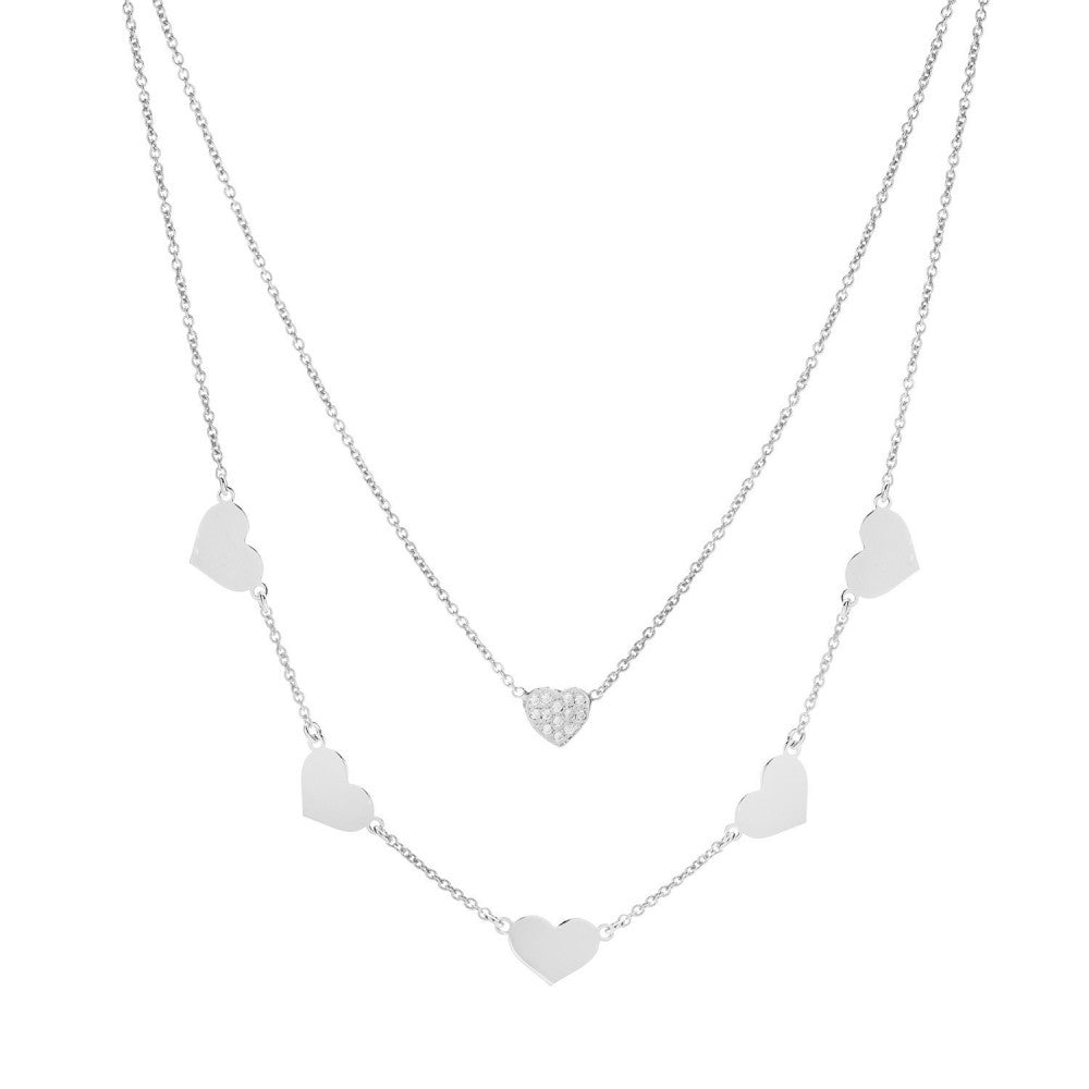 Collana cuori