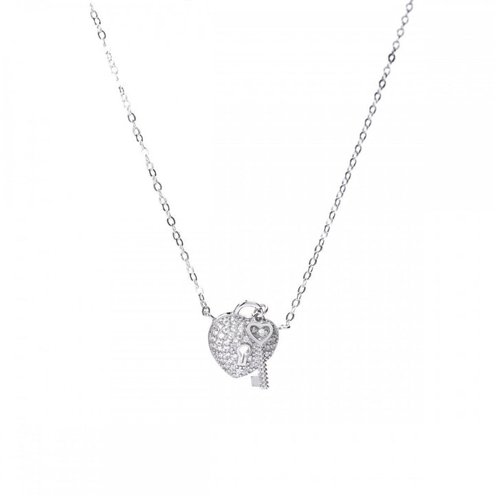 Collana lucchetto e cuore
