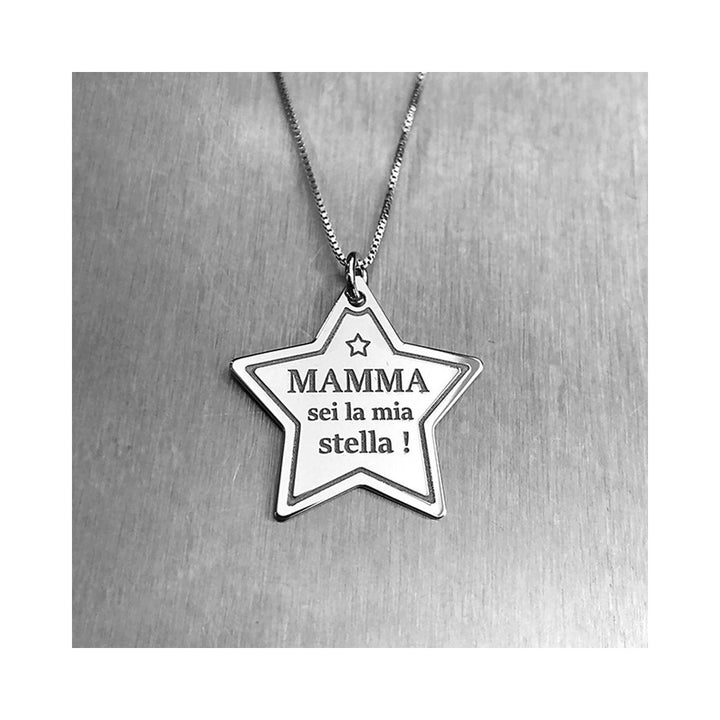 Collana mamma sei la mia stella