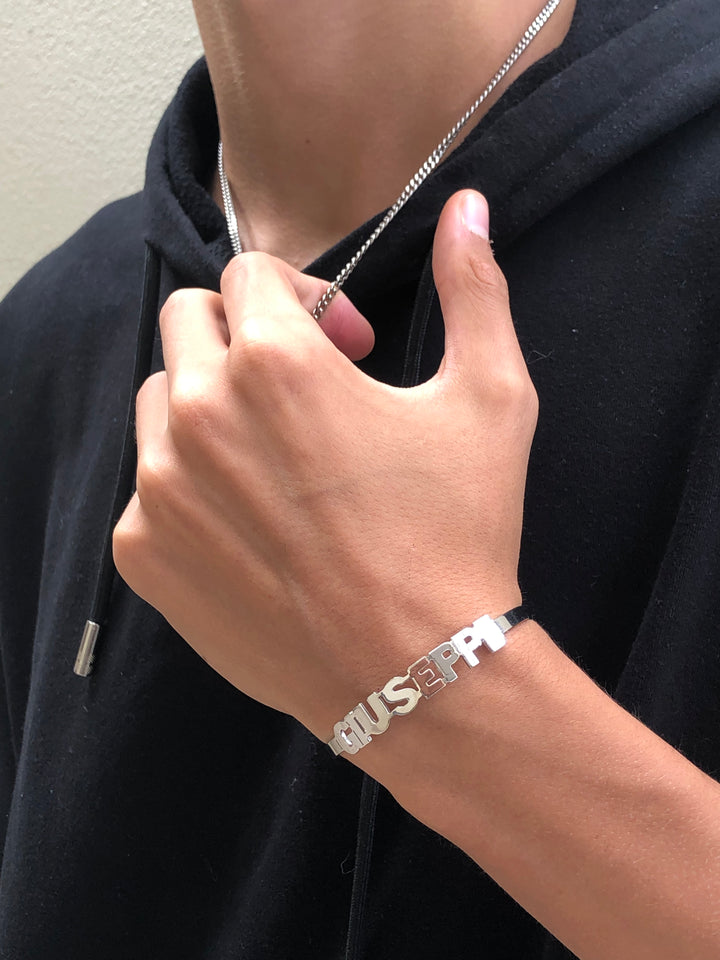 Bracciale uomo con nome