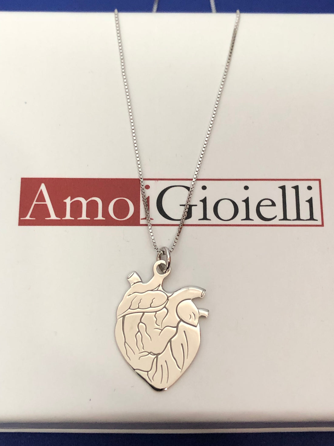 Collana cuore anatomico