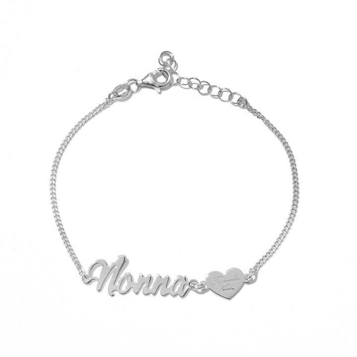 Bracciale nonna con cuore ti voglio bene